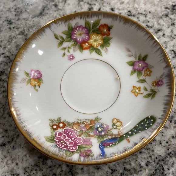 Vintage Royal Halsey China Teacup And Saucer Set! - Picture 2 of 7